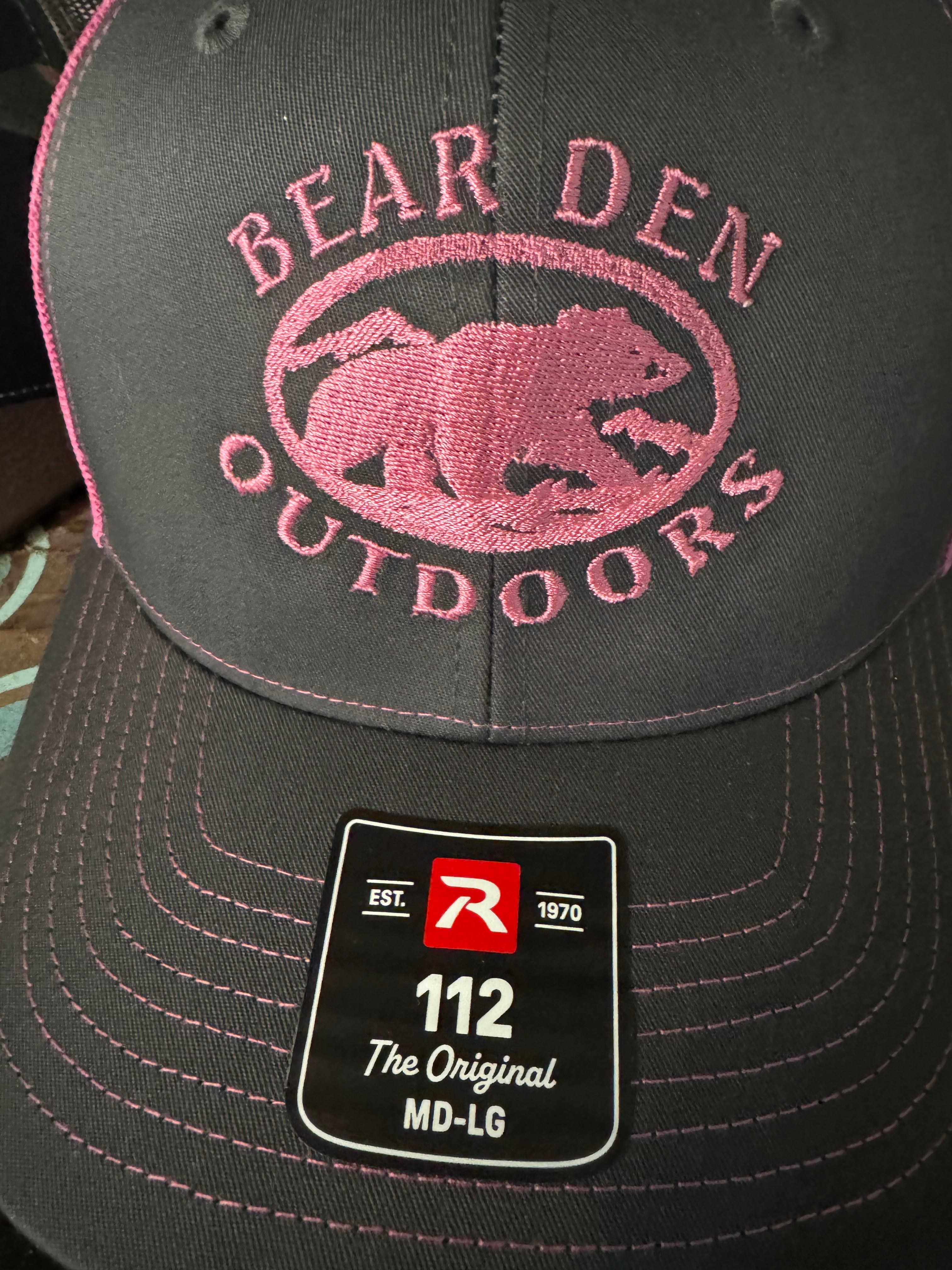 Trucker Hat Grey/Pink