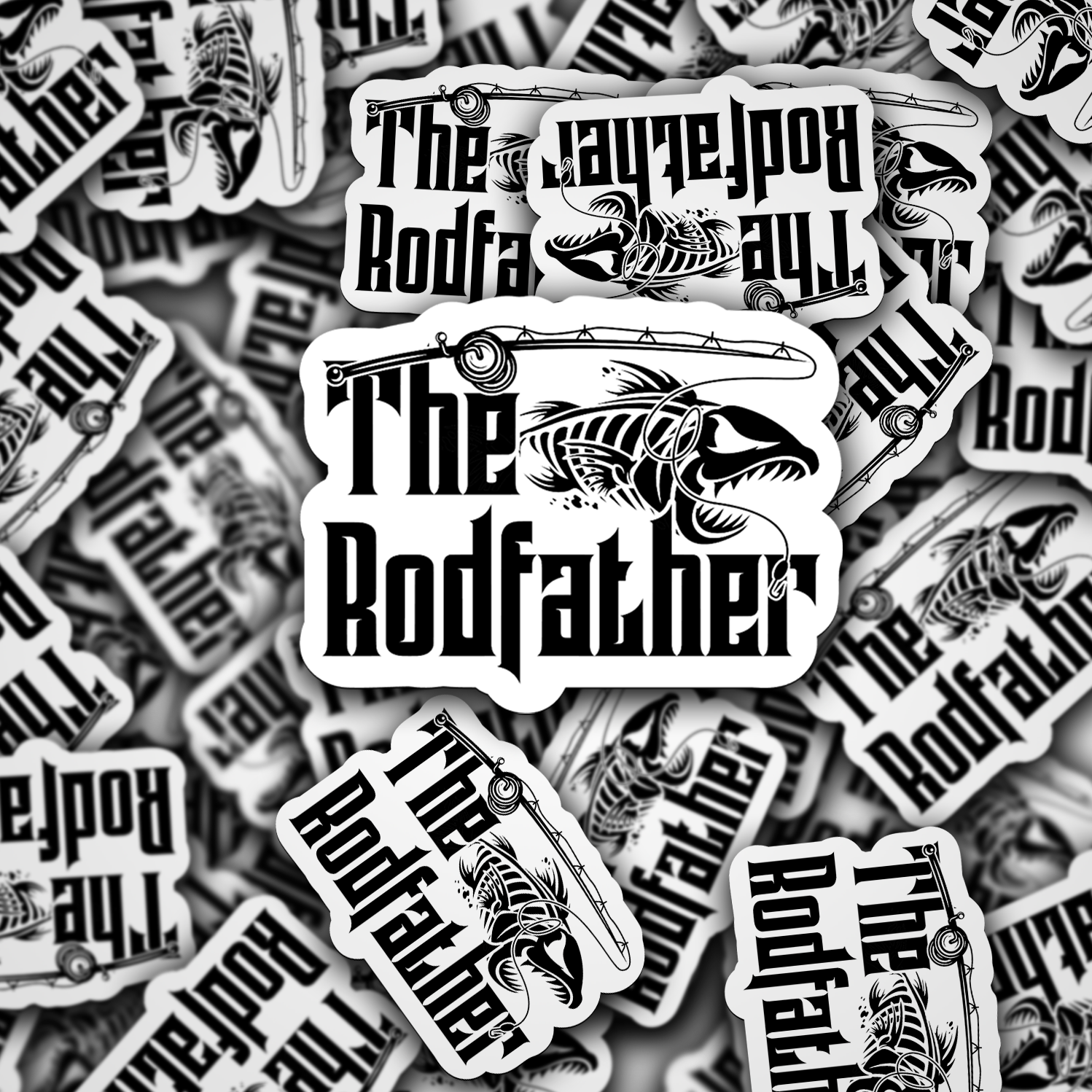 DC 1673-The rod father Die Cut Sticker