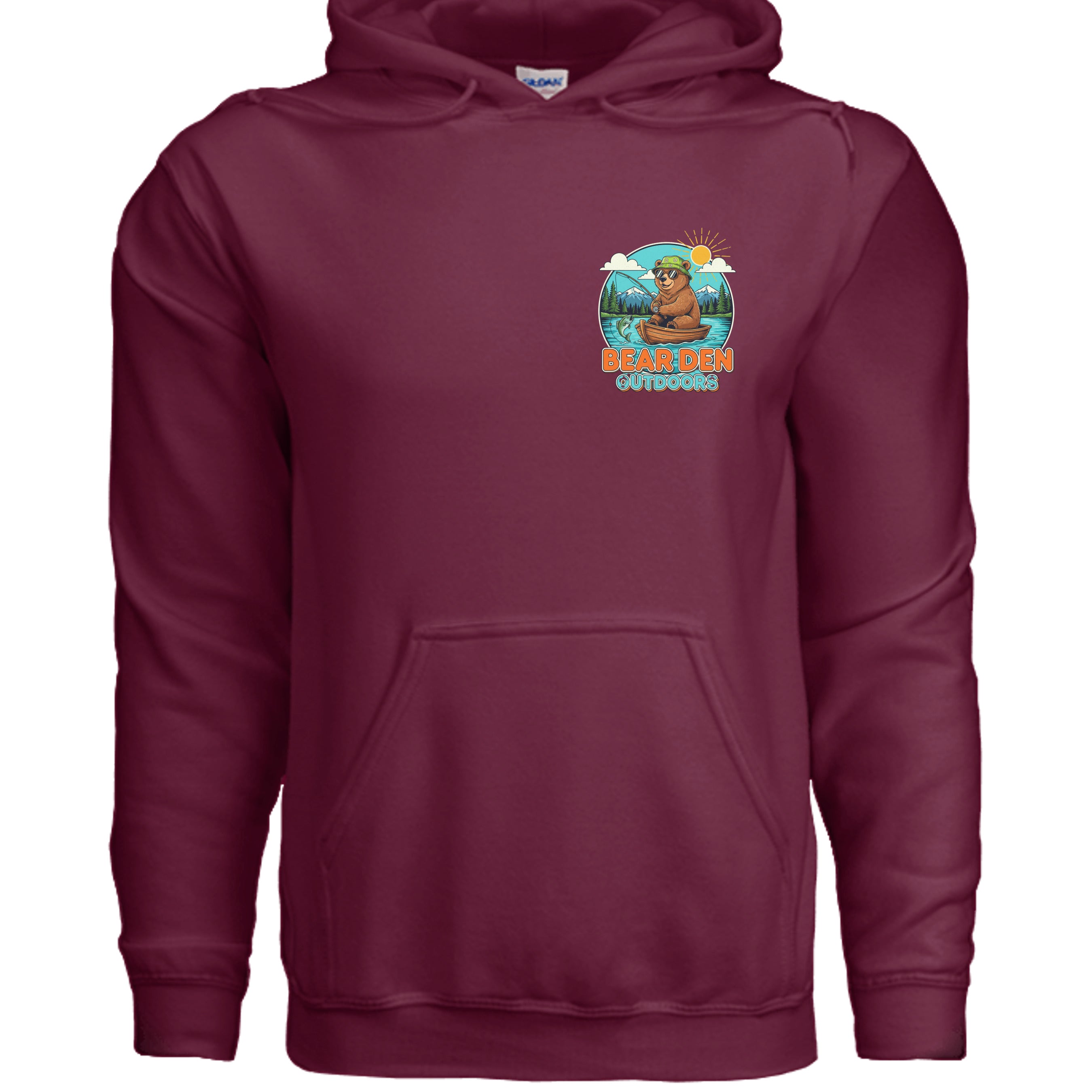 MAROON - G185 - FRONT