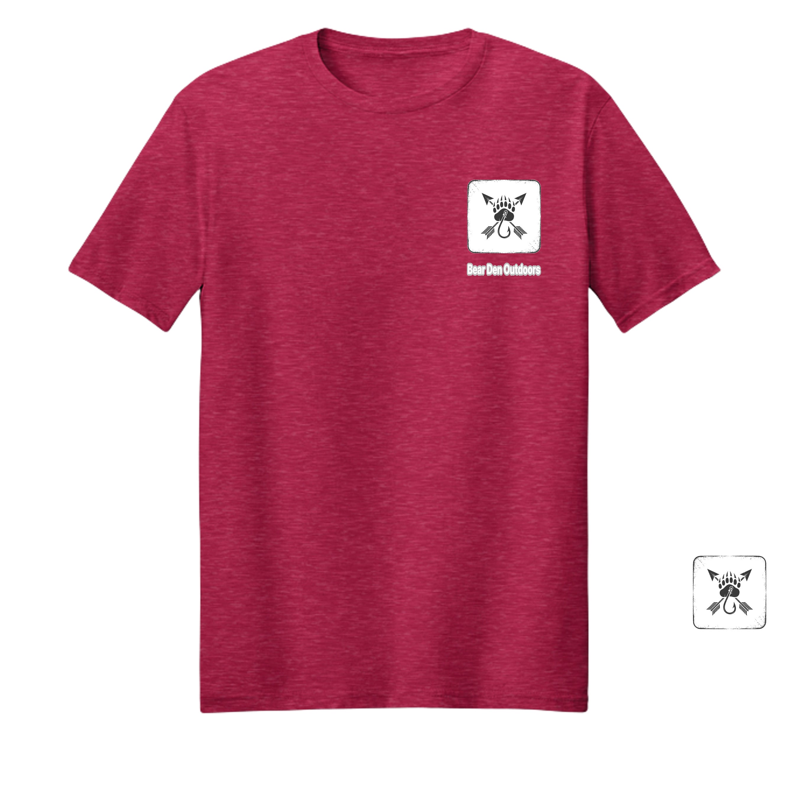 Heather Red - 3000 - FRONT