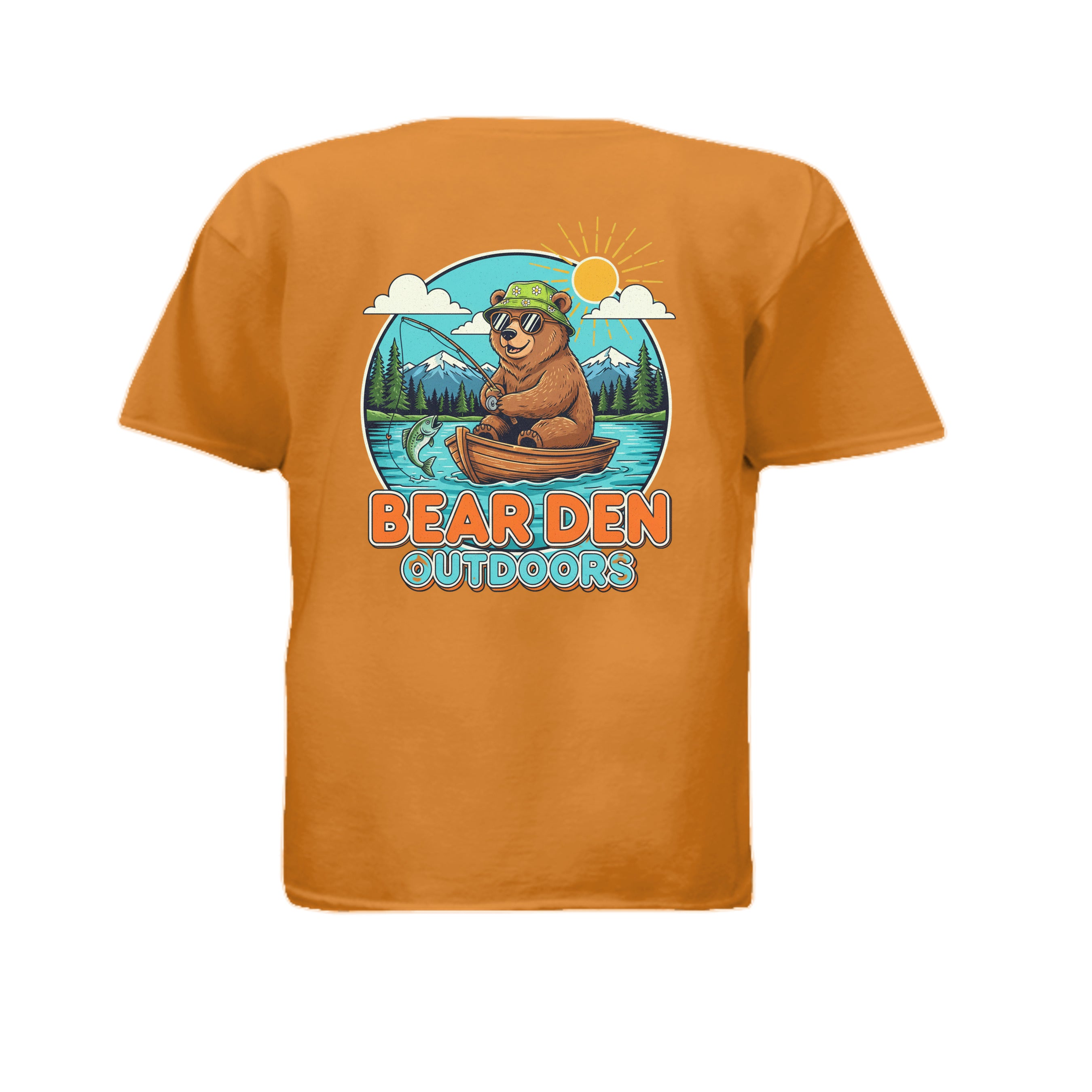 Safety Orange - 3000B - BACK