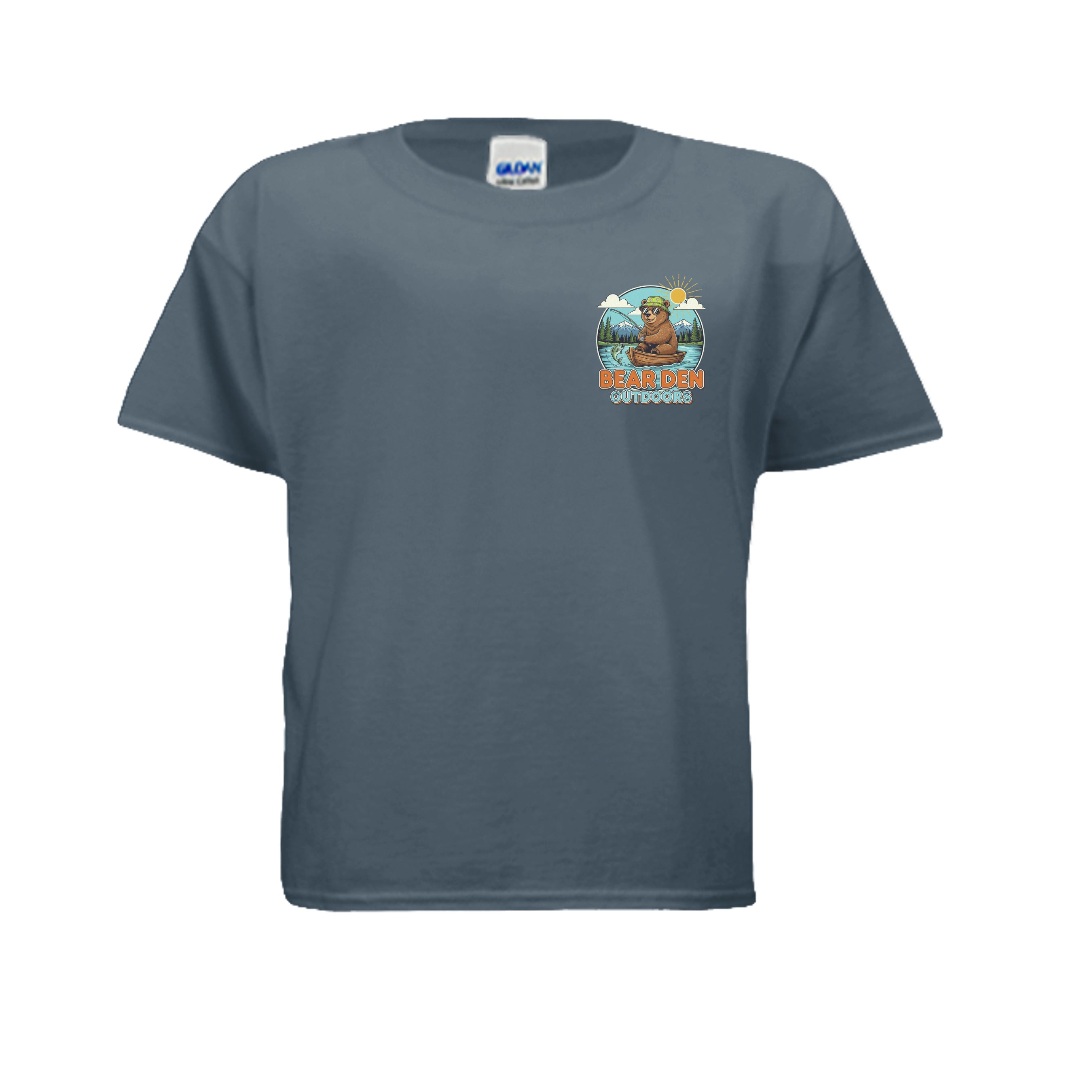 Dark Heather - 3000B - FRONT