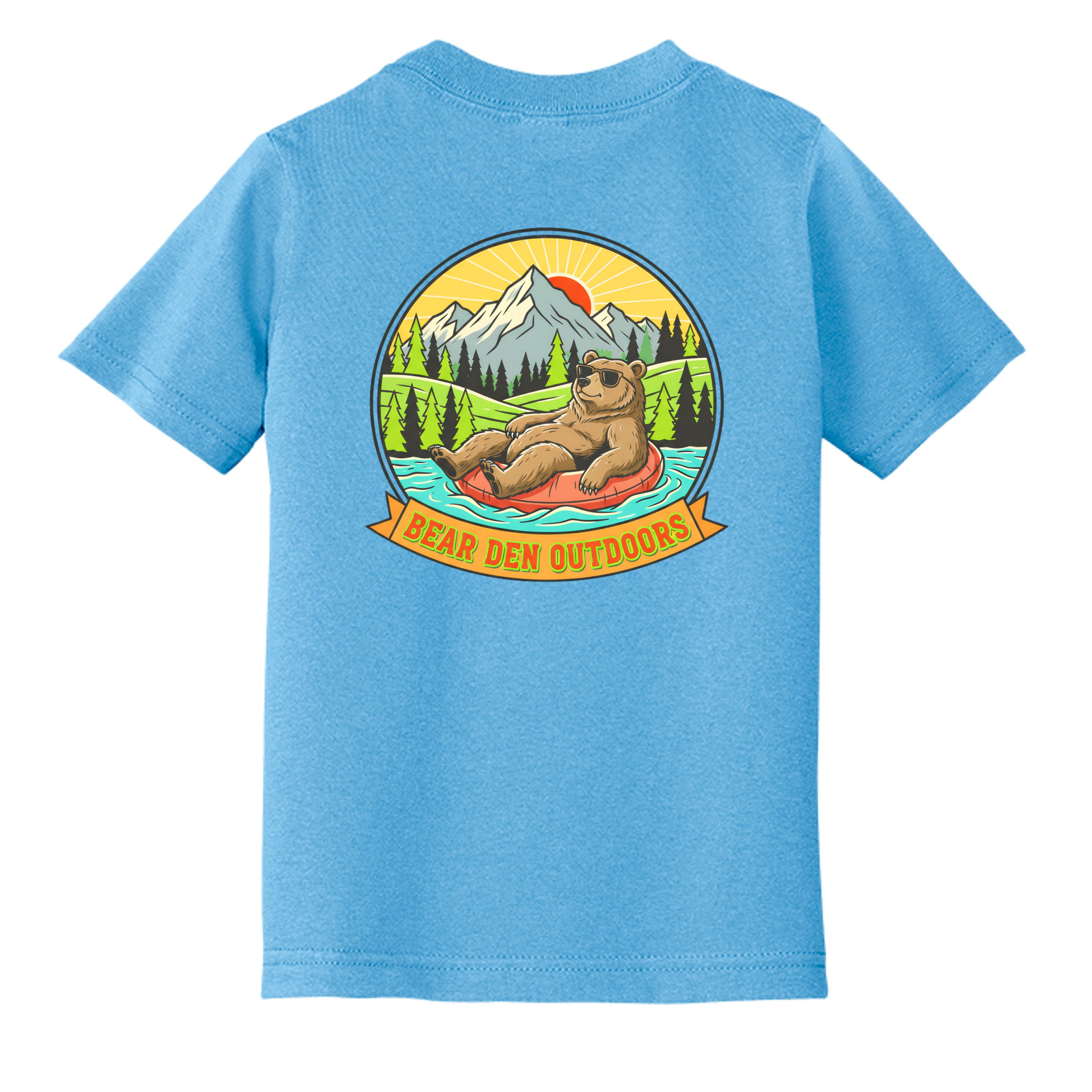 Aquatic Blue - CAR54T - BACK