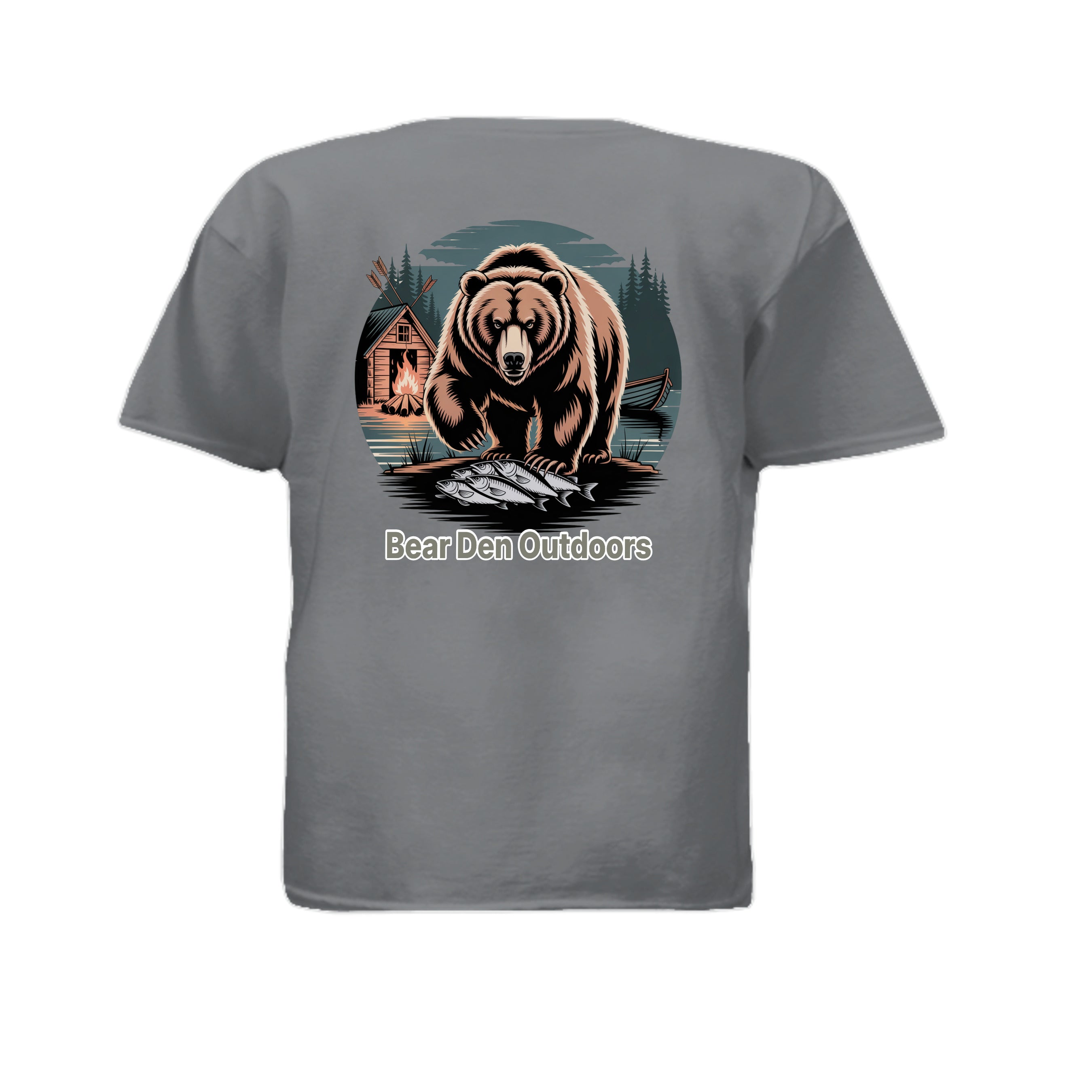 Graphite Heather - 3000B - BACK