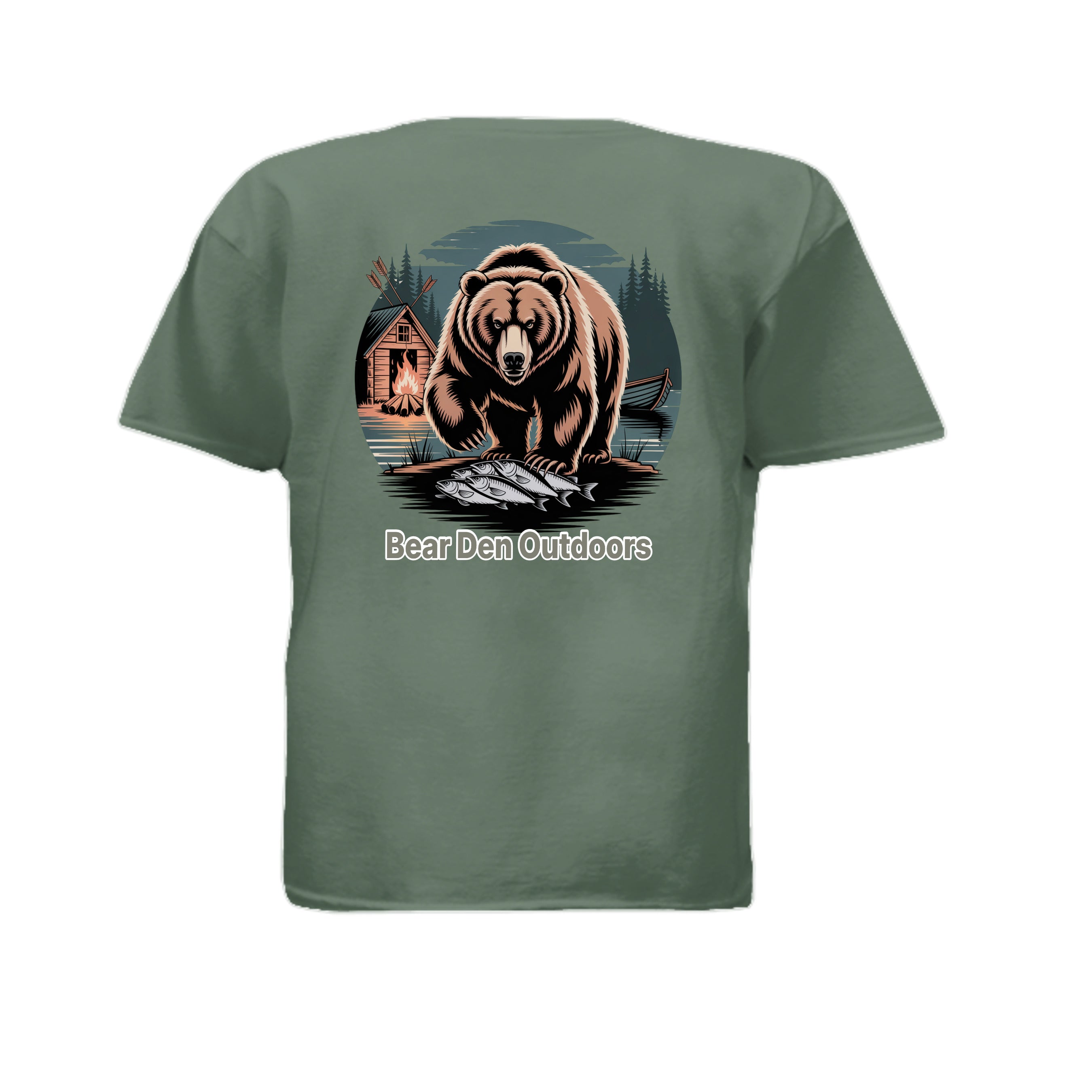 Military Green - 3000B - BACK