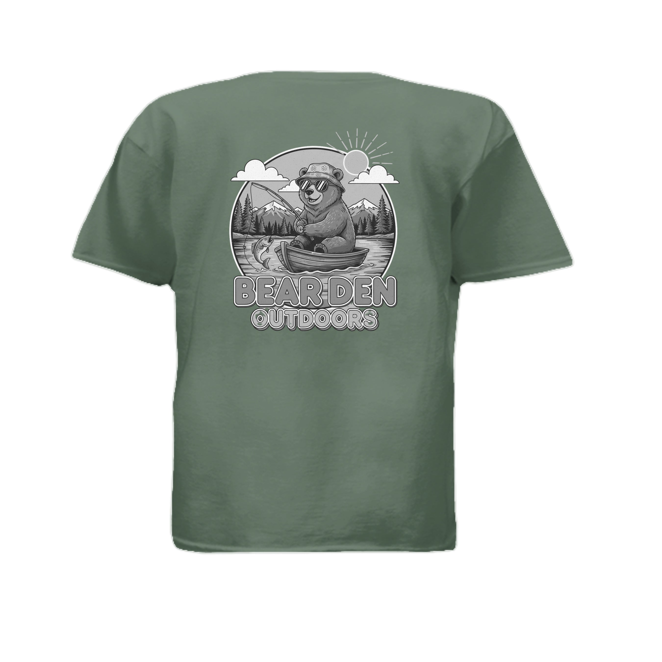 Military Green - 3000B - BACK