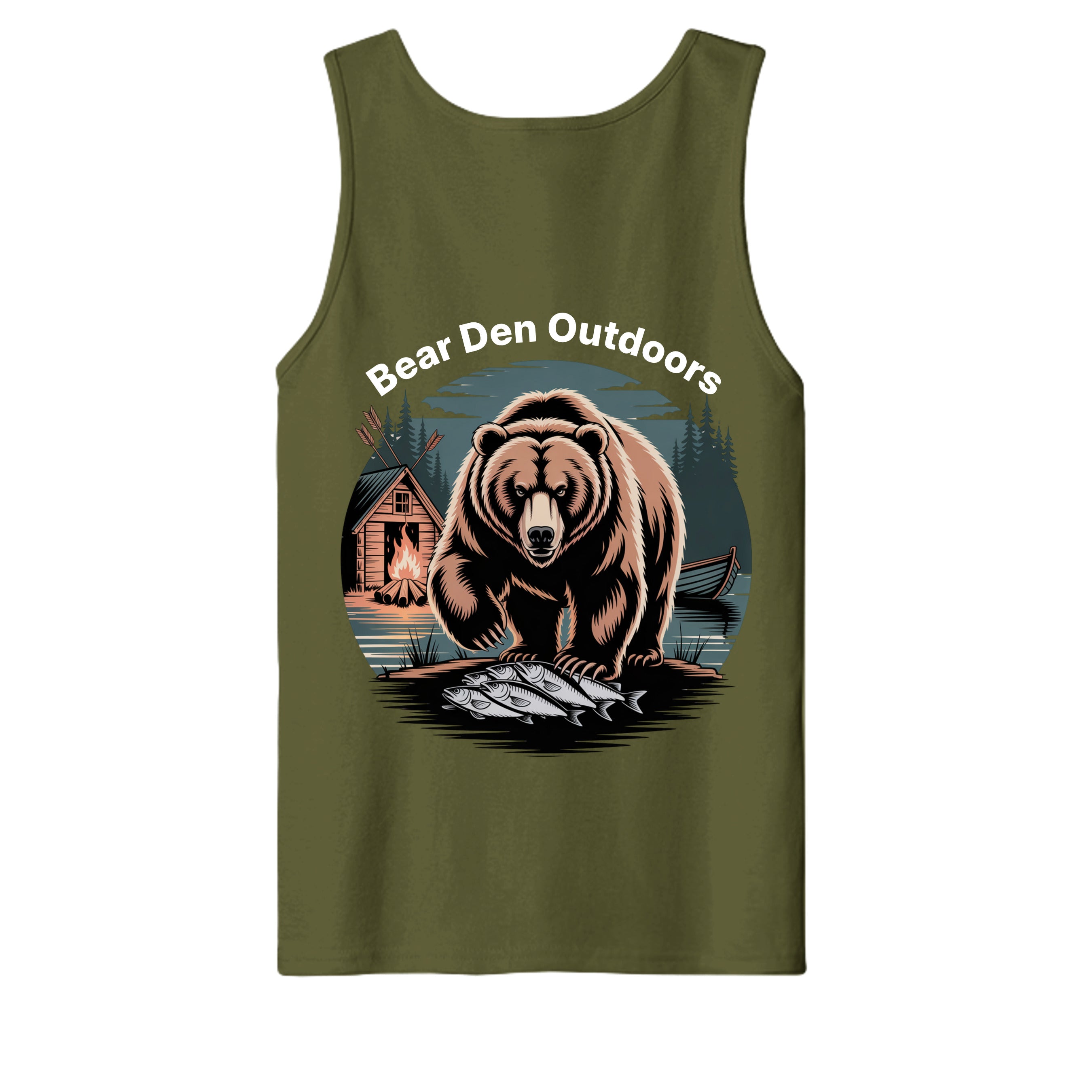 Military Green - S105 - BACK