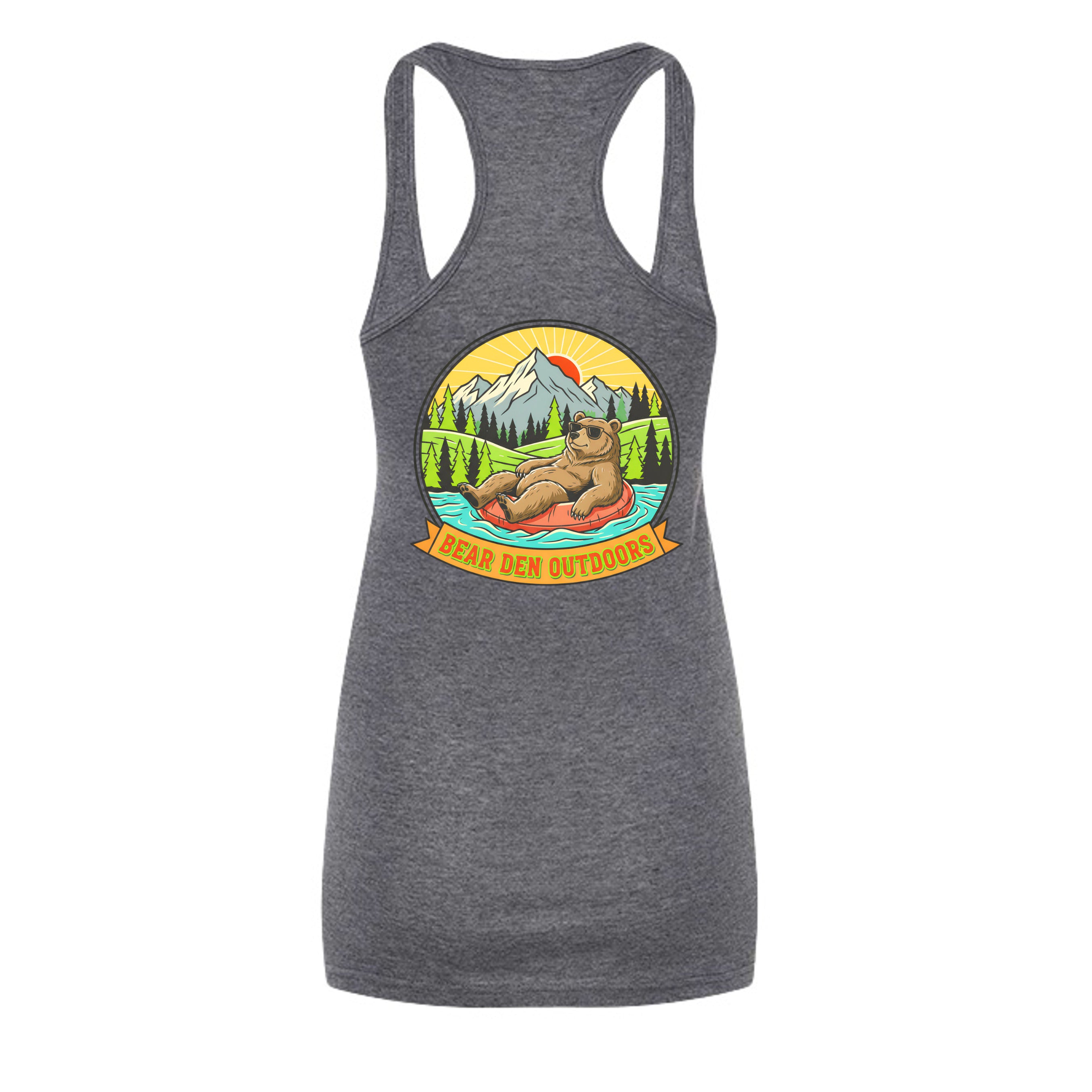 Heather Charcoal - 190T - BACK