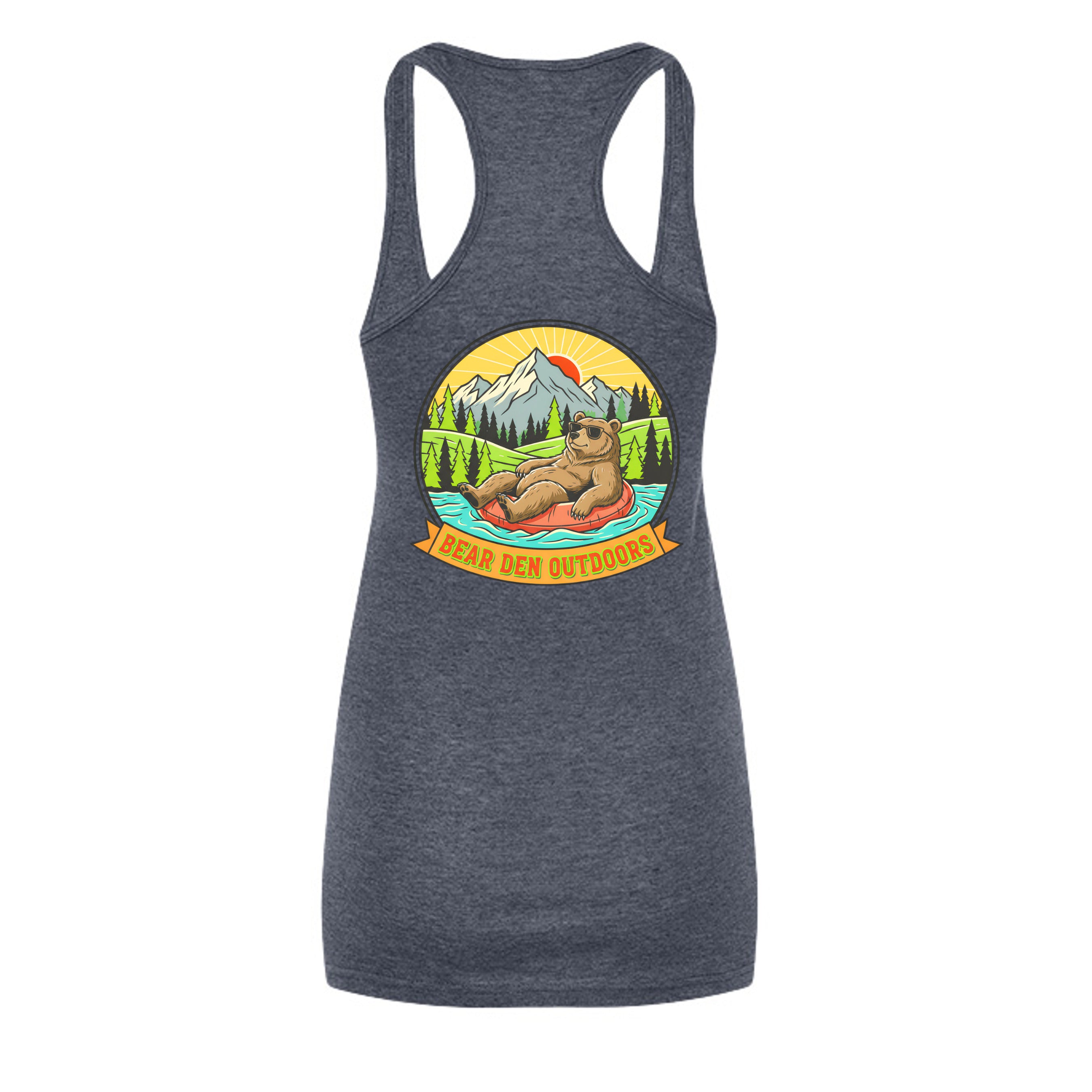 Heather Navy - 190T - BACK