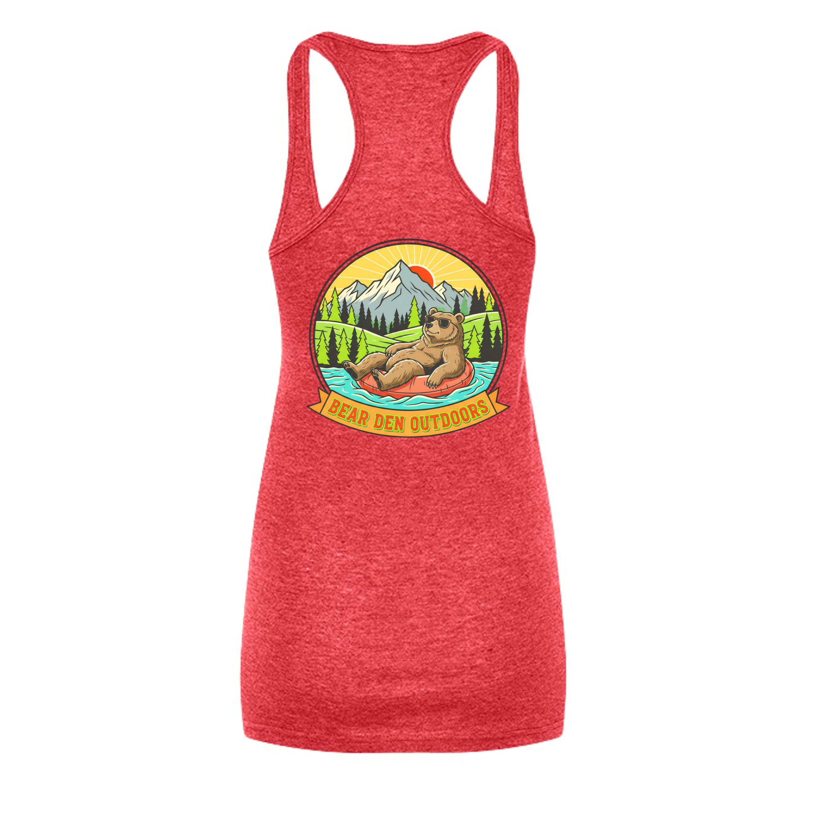 Heather Red - 190T - BACK